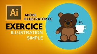 Comment faire une simple illustration avec Illustrator Tuto Illustrator [upl. by Niknar146]