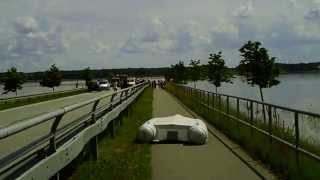 Kreuzung Fischbeck unter Wasser am 1162013  Elbe Hochwasser B188 [upl. by Akimet]