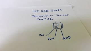 Video TMP36 and DAQ USB 6009 [upl. by Hanselka]