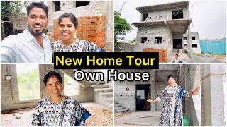 New House 1st Home Tour 🤩  Sangeetha Vinoth  tamilvlog [upl. by Tnecnev]