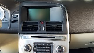 How to Remove Radio  Display  AC Control from Volvo XC60 2011 for Repair [upl. by Samara]