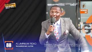 GNF Richards Bay  Pastor MJ Tshabalala Sunday Service 28102018 [upl. by Lenee13]