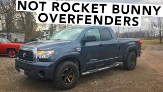 Toyota Tundra Fender Flare Install  No Cutting Required [upl. by Eiliak]