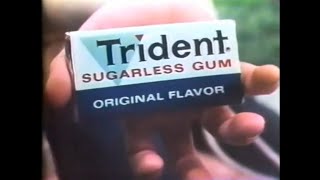 Trident Sugarless Gum Commercial 1975 [upl. by Michaud]