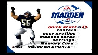 Madden NFL 2001  Gameplay PS2 [upl. by Anecusa]