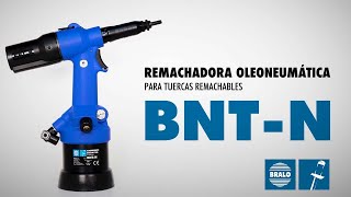 REMACHADORA NEUMÁTICA BNTN PARA TUERCAS BRALO [upl. by Fiden974]