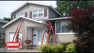 Time Lapse Siding Installation  Coventry  Tuscan Clay [upl. by Atinwahs]