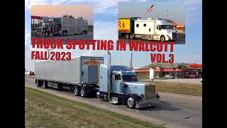 Truck Spotting In Walcott Fall 2023 Vol3 [upl. by Ches]