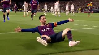 Lionel Messi goal  free kick live from Camp Nou Barcelona  Liverpool 30 152019 [upl. by Kevyn]