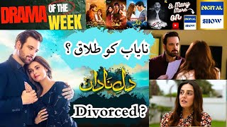 DileNadan Episode 24  Did Zaaviyar Divorce Nayab GeoTV [upl. by Hoj]