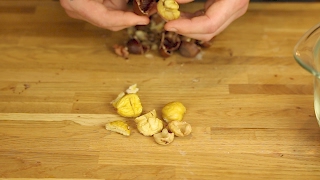 How to Peel Chestnuts Easily [upl. by Lunsford]