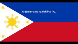 National Anthems The Philippines  Lupang Hinirang  Lyrics  Translation [upl. by Landis581]