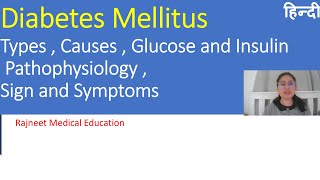 Diabetes Mellitus  Part1  Types  Causes  Sign and Symptoms  Pathophysiology  Complications [upl. by Demha]