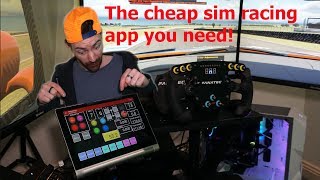 Sim dashboard app the button box  telemetry you need for sim racing [upl. by Seigler]