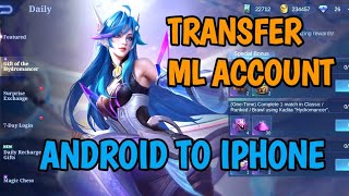 HOW TO TRANSFER ML ACCOUNT TO iPHONE  2023 TUTORIAL [upl. by Anha130]