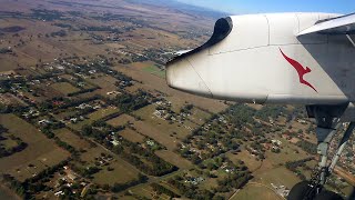 QantasLink Bombardier Dash 8 Landing  Wagga Wagga QF 2221 [upl. by Halak897]