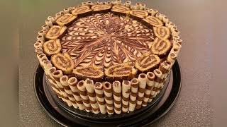 Torte Per Ditelindje  How To Make Chocolate Cake Decorating Tutorial  Kuzhina Shqiptare [upl. by Keever]