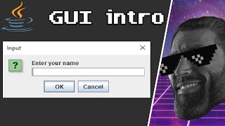 Java GUI intro ⭐【5 minutes】 [upl. by Weirick]