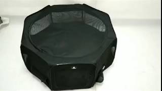 XZONE PET Playpen Fold step video [upl. by Pate958]