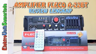 Amplifier fleco A22BT Review Lengkap [upl. by Eirahcaz]