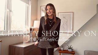 £30 Full Outfit Charity Shop Challenge  with MaxineGeorgina [upl. by Emixam814]