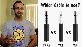 Which Microphone Cable to use TS vs TRS vs TRRS 35 mm Audio Jacks [upl. by Nart]