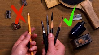 5 Pencil Sharpening Techniques for Pros [upl. by Emery]