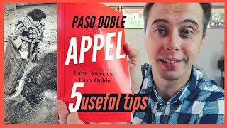 How to dance THE APPEL in Paso Doble [upl. by Michail952]