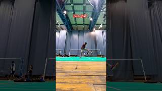 Amazing Badminton Trick Shot between the legs  Advance Badminton Shot 🏸🔥 badmintonlovers Shorts [upl. by Brindell25]