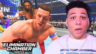 I Simulated the 2025 Elimination Chamber Matches [upl. by Rehpotirhc]