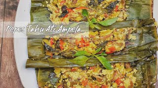 Resep Pepes Tahu Ati Ampela [upl. by Arteid]