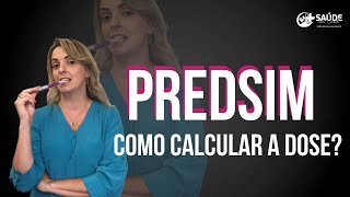 Predsim solução oral como calculo a dose [upl. by Aia280]