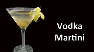 Perfect Vodka Martini Cocktail Recipe [upl. by Hagood]