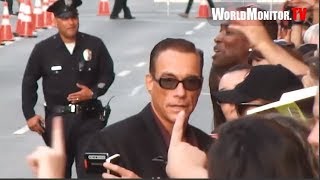 JeanClaude Van Damme Bianca Bree Van Damme at Expendables 2 LA film premiere [upl. by Ontine]