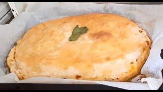 Sicilian Scacciata meat or vegetable pie recipe [upl. by Annohsal]