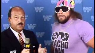 Macho Man Randy Savage interview nothing means nothing [upl. by Kathie]