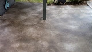 Decorative Concrete Coating Acid Stained Concrete Overlay Lake Ozark Osage Beach Sunrise Beach MO [upl. by Athal873]