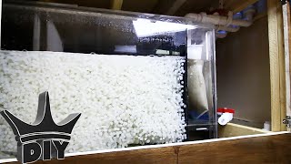 HOW TO Build aquarium sump filtration system  moving bed [upl. by Ordnassela]