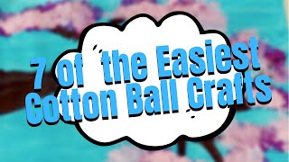 Cotton Ball Crafts  Easy Crafts for Preschoolers and Kids [upl. by Ayoj541]