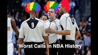 The Worst Calls in NBA History [upl. by Kreegar962]