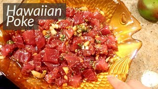 Deeelicious Hawaiian Poke Recipe Aloha from Maui [upl. by Eissirk515]