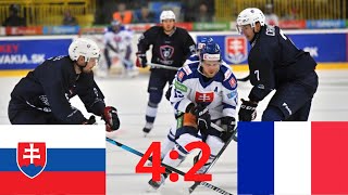 SLOVENSKO VS FRANCÚZSKO MAJSTROVSTVÁ SVETA V HOKEJI 2022 SK KOMENTÁR [upl. by Allak]