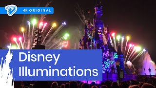 Disney Illuminations Disneyland Paris FULL SHOW 25th Anniversary Nighttime Spectacular 4K [upl. by Ecarg]