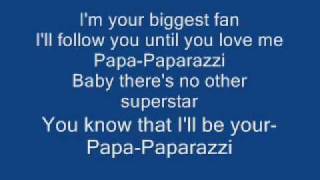 Lady GaGa  Paparazzi Acoustic Lyrics [upl. by Chancey]