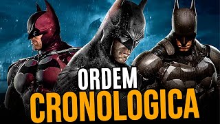 EXPLICANDO A ORDEM CRONOLÓGICA DOS JOGOS BATMAN ARKHAM [upl. by Dnivra25]