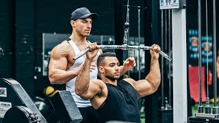 Full Back amp Biceps Workout With Justin St Paul [upl. by Leicam]