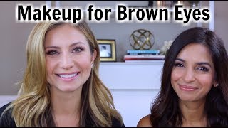 Brown Eye Makeup Tutorial  Best Eyeshadow Colors for Brown Eyes [upl. by Nikolaus1]