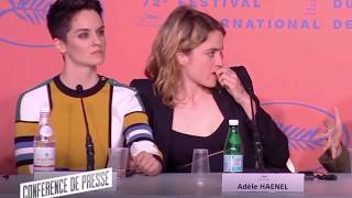 adèle haenel x noémie merlant  bad example of social distancing [upl. by Coumas584]