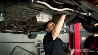 BA XR8 Exhaust Install  yourford [upl. by Eidarb]