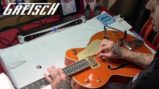 Intonating Your Bar Bridge Equipped Gretsch  Tech Tips  Gretsch Guitars [upl. by Bathsheba777]